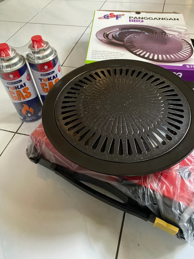 Pan BBQ Bulat Tipe 1 - kompor-dan-pan - Foto 3 - Rental Piknik Denpasar Bali